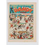 Dandy 334 (1946) Bumper Xmas Number. Bright, fresh covers, cream pages [vfn]