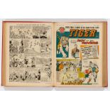 Tiger (1960) Jan 2 - 25 June. In half year bound volume. Starring Rockfist Rogan, Jet-Ace Logan,