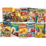 1950s adventure reprints: Captain Vigour 5, Cave Girl 6, Thunda 5, Jungle 1, No 2 x 2, Latest Comics