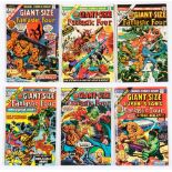 Fantastic Four Giant-Size (1974-75) 2-6. With Giant-Size Super Stars 1. All cents copies [vg+/