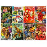 Fantastic Four (1968) 70, 71, 75, 77-81. All cents copies [fn-/vfn] (8). No Reserve