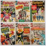 Fantastic Four (1964) 24, 26, 29, 30, 32, 33 (All cents bar # 26) [vg+/fn+] (6). No Reserve