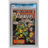 Avengers 135 (1975). CGC 9.6. White pages. No Reserve