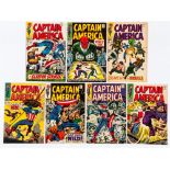 Captain America (1968) 102-108. All cents copies [vfn-/vfn] (7). No Reserve