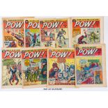 POW! (1967-68) 1, 4, 6, 7, 9-17, 21-24, 32-36, 39, 40, 42, 52, 59, 68, 74. Amazing Spider-Man