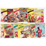 Young Marvelman (1954-56) 31, 32, 44, 85, 93, 108-111, 119, 120, 123, 124, 127 [vg+/fn/fn+] (14)