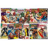 Fantastic Four (1966-67) 55, 56, 58, 60, 61, 63-69 [vg+/fn/vfn-] (12). No Reserve