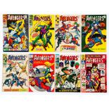 Avengers (1967-69) 51-53, 56, 58-60. With Avengers King-Size 1. All cents copies [vg+/fn/vfn] (8).