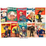 L Miller Cowboys (1950s). Rocky Lane 91-100, Lash Larue Western 80-83, 85, 87-91 and Gabby Hayes