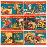 Cowboy Comics/Library (1950s) 141, 142, 144, 145, 147, 150-155. Starring Kit Carson and Buck