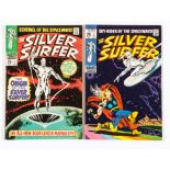 Silver Surfer 1, 4 (1968-69) both cents copies. Both with minor cover colour touches [apparent vg/