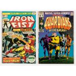 Iron Fist 1 cents (1975) [gd+]. With Marvel Super-Heroes 18 cents (1969) [vg+] (2). No Reserve