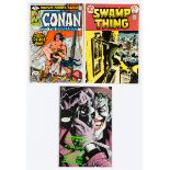 Conan 100 cents copy (1979) [vfn]. With Swamp Thing 7 cents copy (1973) [vg] and Batman The