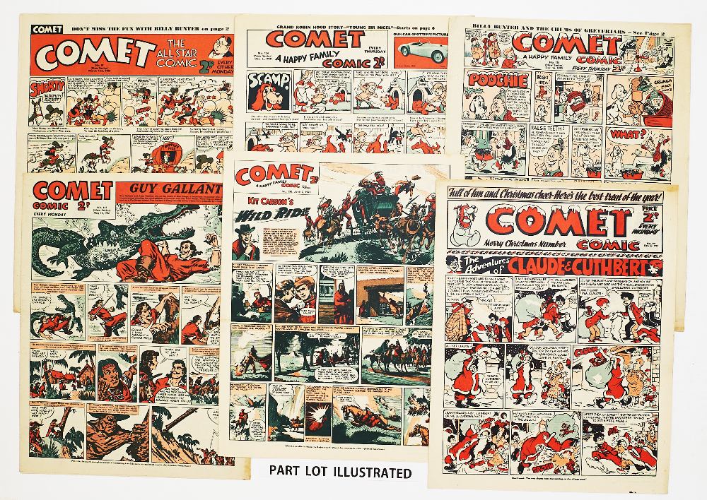 Comet (1949-52) 85-190. Unbroken run including complete years of 1950 and 1951. Starring Kit Carson,