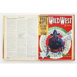 Wild West Weekly (1938) 1-43. In bound volume. Stories of Wells Fargo, Pony Express, Western History
