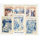 Girls' Crystal (1940) 220-271. Complete year. Bright covers, cream pages, rusty staples. A couple [