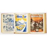 Modern Boy (Jul-Dec 1936) 439-464 with (Jan-Jun 1939) 47-71 - together in two bound volumes.