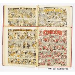 Comic Cuts (1948) 2836-2861 with (1950) 2889-2914. Two complete years in four bound volumes (