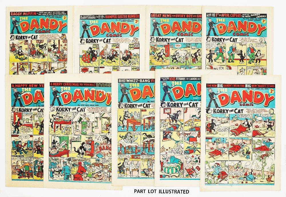 Dandy (1950) 424-475. Complete year. Starring Desperate Dan, Danny Longlegs and Tommy Brown's