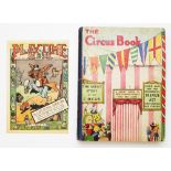 Playtime No 1 (1919) Promotional colour flyer [vfn] with The Children's Circus Book (1935) [vg] (2)