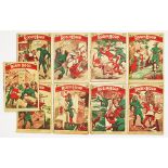 Robin Hood Library Third Series (c.1926) 59-67 Aldine Library. Text stories [vg] (9)