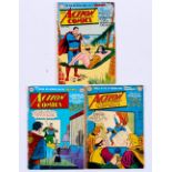 Action Comics (1951-52) 154, 168, 171. Cream pages [gd/gd/gd-vg] (3). No Reserve