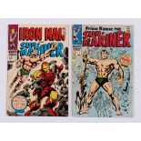 Iron Man and Sub-Mariner 1 cents (1968). With Sub-Mariner 1 cents (1968) [vg/fn-] (2). No Reserve