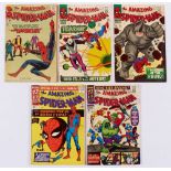 Amazing Spider-Man (1964-66) 10 cents, 36, 41, King-Size Annual 2, King-Size Special 3 [gd-/vg-] (