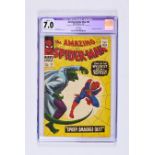 Amazing Spider-Man 45 (1967). CGC Restored Grade 7.0. 'Small amount of colour touch to cover'. No