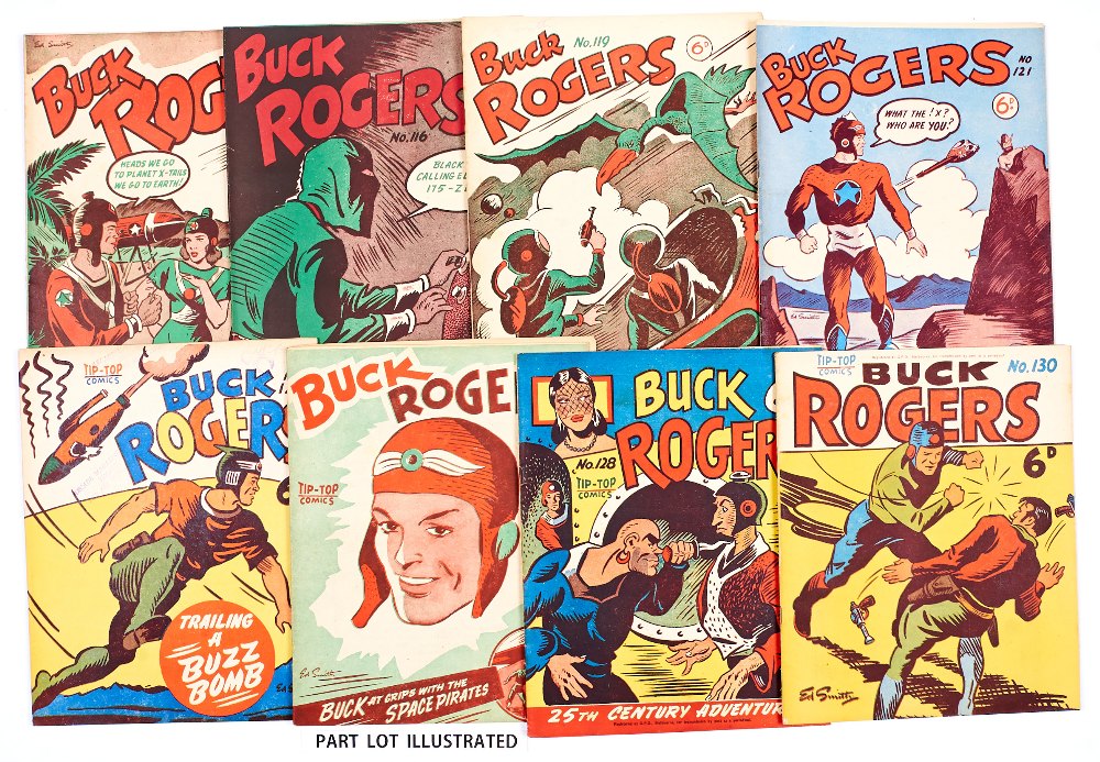 Buck Rogers (early 1950s) 114-131. Published by Southdown Press Australia. Starring Buck Rogers by