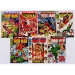 Iron Man (1969) 11, 13-15, 17-19. (#12, 17-19 cents copies). 19 [vfn], balance [fn/fn+] (7). No