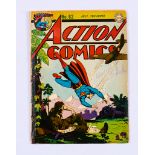 Action Comics 62 (1943). Amateur restoration to spine area and lower corner of front cover with