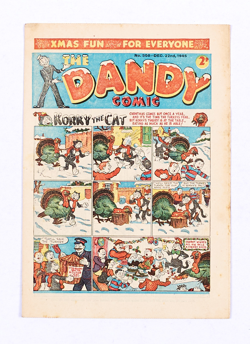 Dandy 308 (1945) Xmas Fun issue [fn]