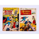 Action Comics (1949) 130, 139 (1949). Spine repairs with some back cover closed tears. Cream/light