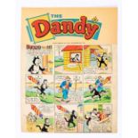 Dandy/Korky The Cat original front cover artwork by Jimmy Chrichton from The Dandy fireworks issue