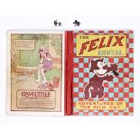 Felix The Cat Annual 3 (1926) [vg]. With 2 Felix The Cat metal pin badges, one with Felix and nephew