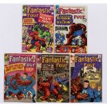 Fantastic Four (1964-65) 25, 41, 42, 43, 45 [vg/vg+] (5). No Reserve