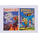 Motion Picture Comics 110 (1952). 'When Worlds Collide' with Strange Worlds 5 (IW Reprint 1958) [vg]