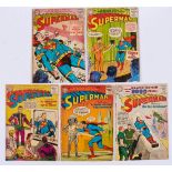 Superman (1956) 102-104, 106, 107. Spine and edge touch-in and repairs [gd-/gd] (5). No Reserve