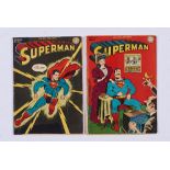 Superman (1945) 32, 35. #32 Amateur front and back cover restoration [apparent vg], #35: 3 ins spine