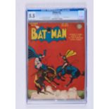 Batman 21 (1944). CGC 5.5. White pages. No Reserve