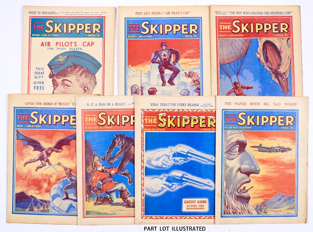 Skipper (1940-41) 488-544 last issue (1 Feb 1941). Including 1940 complete year. Propaganda war