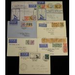 1932-34 first flight or flown covers incl. acceptance for Imperial AW franked with ten stamps,