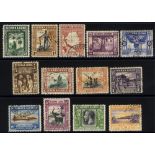 1933 Wilberforce set VFU, SG.168/180. (13) Cat. £1500