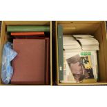 WORLD ACCUMULATION housed in ten spring back albums, four stock books, GB FDC's, odd loose stamps/