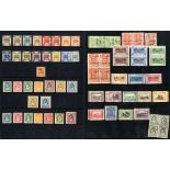 1920-90's substantial collection of 1100+ stamps, M/Sheets etc. displayed on hagner leaves. ST.