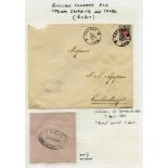 1849-1915 collection of Odessa postal history with 1849 cover to France with 'Aus Russland' in