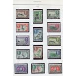 1934-64 M collection on leaves incl. 1934 set 3s Jubilee set, 1945 Defin set, 1963 Defin set UM,