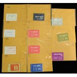 BOOKLETS 1964-77 ten different comprising SG.SB14-SB18, SB22 (2), SB.23/4, all are VF. Cat. £200+