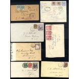 WEST INDIES 1892-1951 mixed lot of covers (12) incl. British Honduras 1894 cover to the USA, & taxed